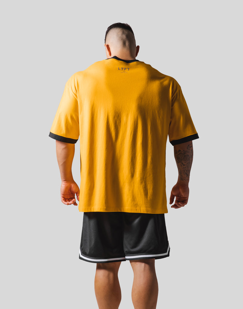 Dog Graphic Big T-Shirt - Yellow