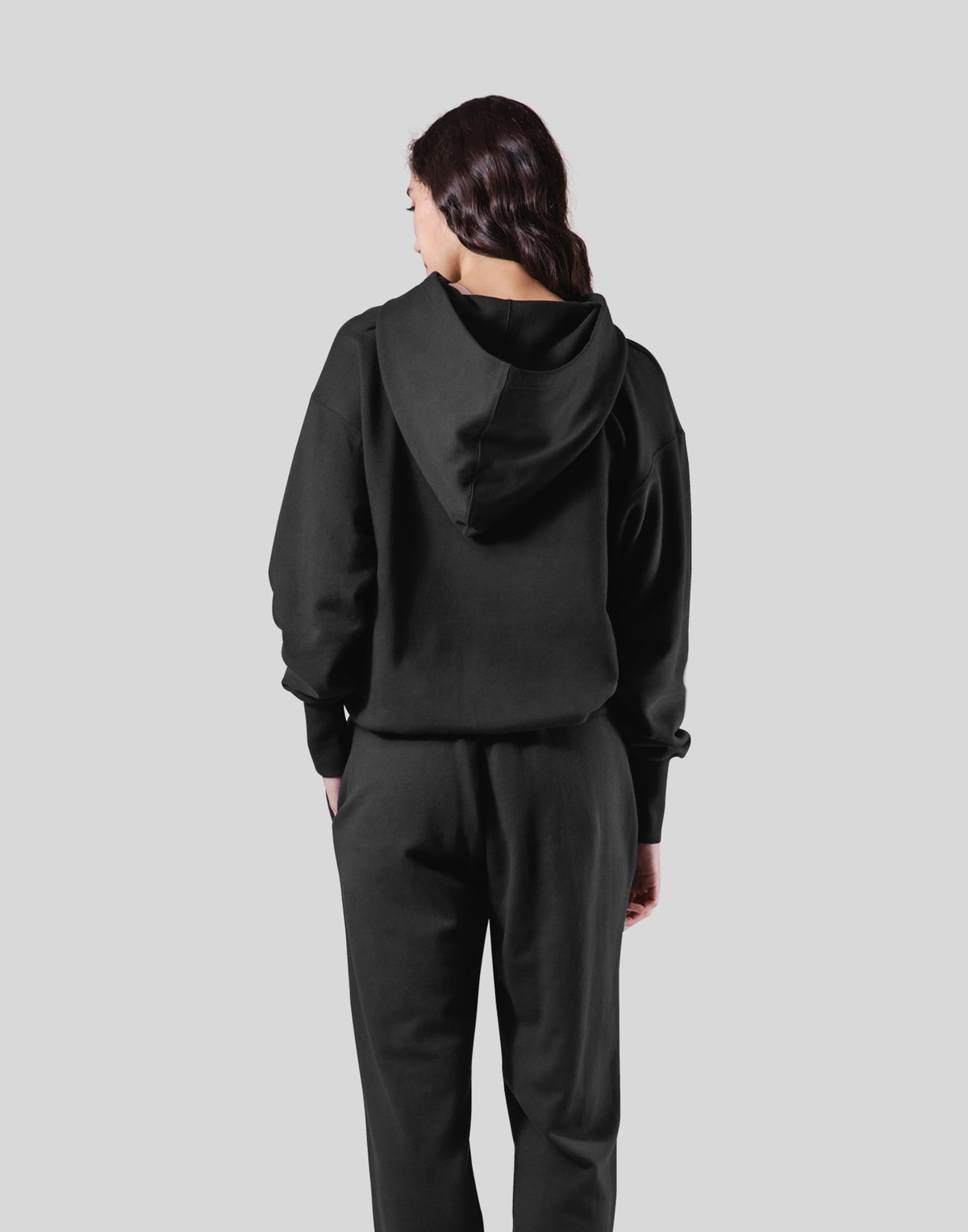 Relax Fit Sweat Hoodie - Black