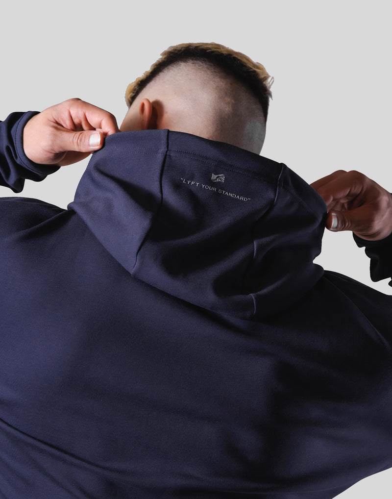 2Way Stretch Utility Pullover Hoodie 2 - Navy