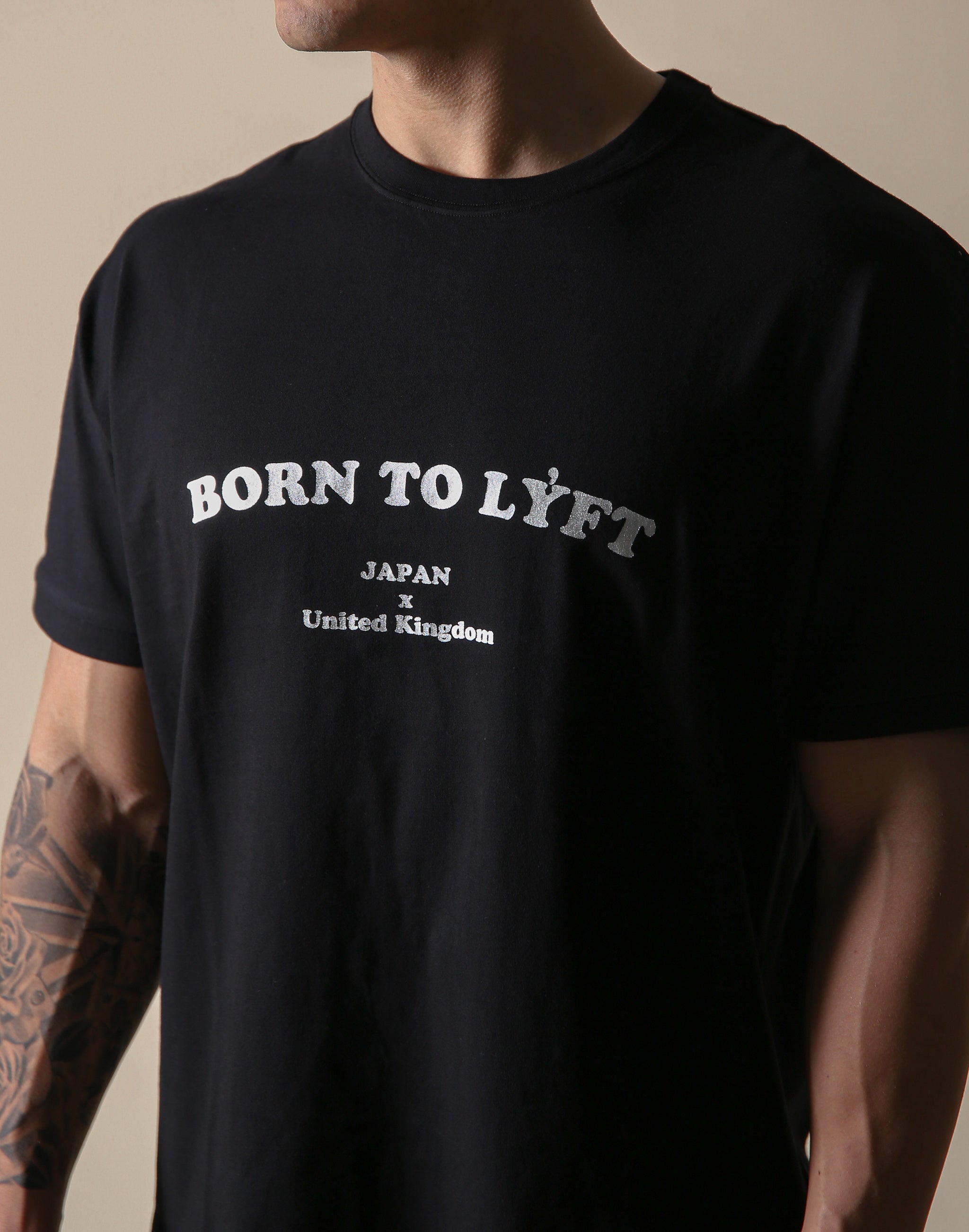 BORN TO LÝFT Big T-SHIRT - Black