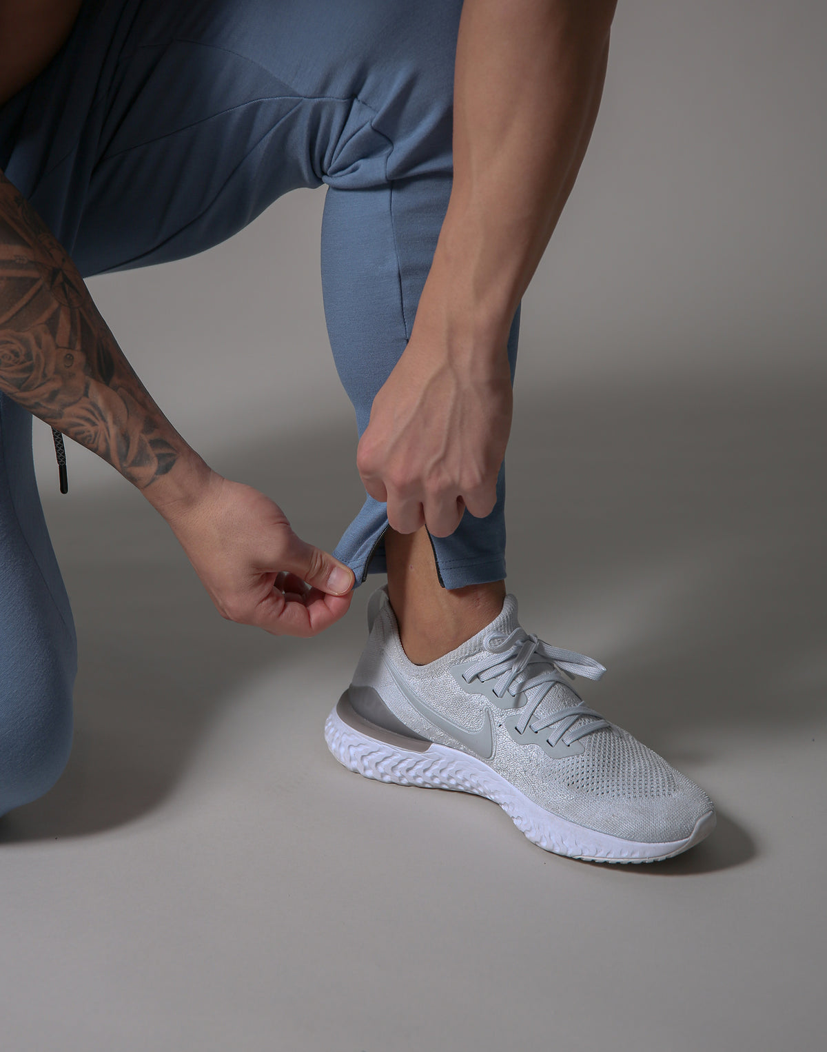 Ý Side Poket UTILITY PANTS - L.Blue