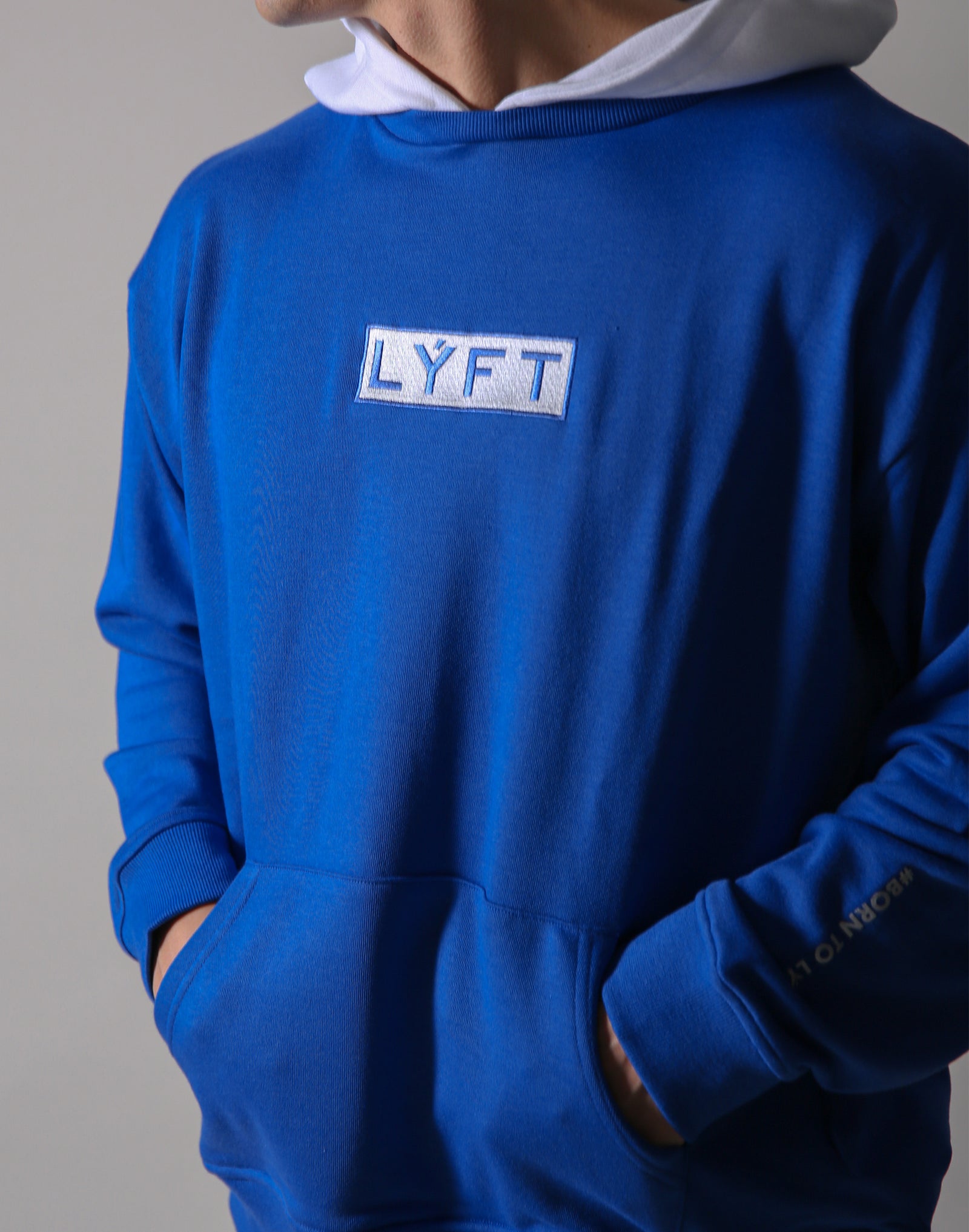Sweat Layered Pullover / Born to LYFT - Blue – LÝFT