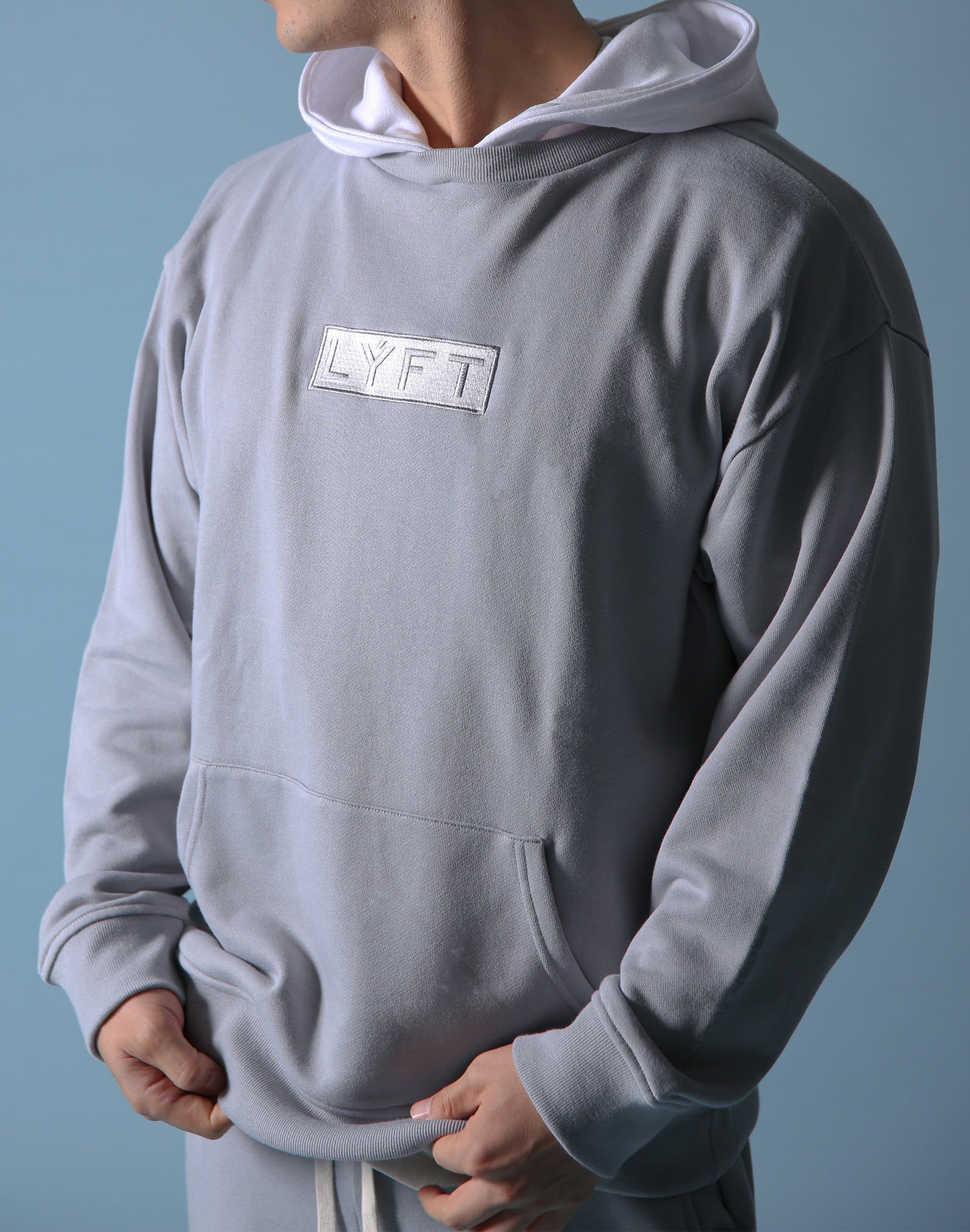Sweat Layered Pullover / Born to LYFT - Grey – LÝFT