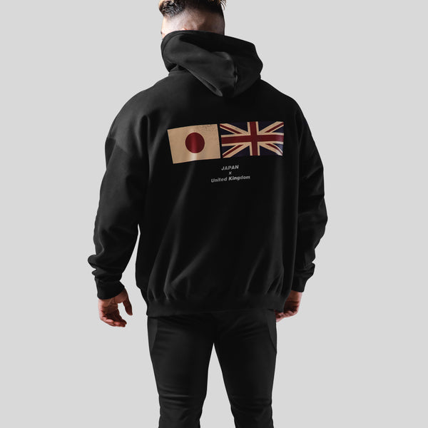 Flag Oversize Sweat Hoodie - Black – LÝFT