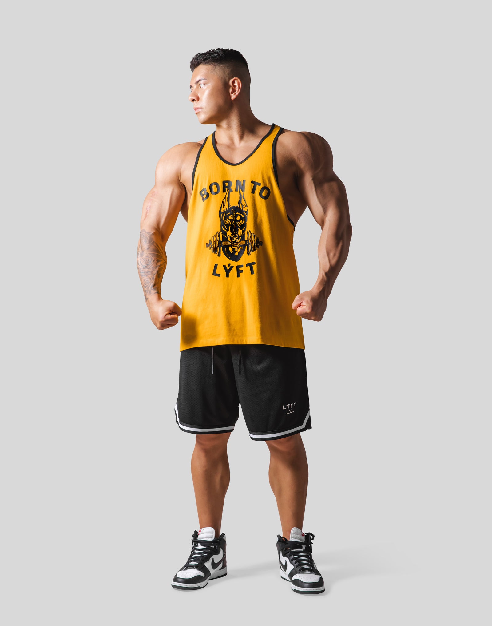 LYFT ドーベルマン グラフィック タンクトップ S Dog Graphic Training Tanktop - Yellow – LÝFT