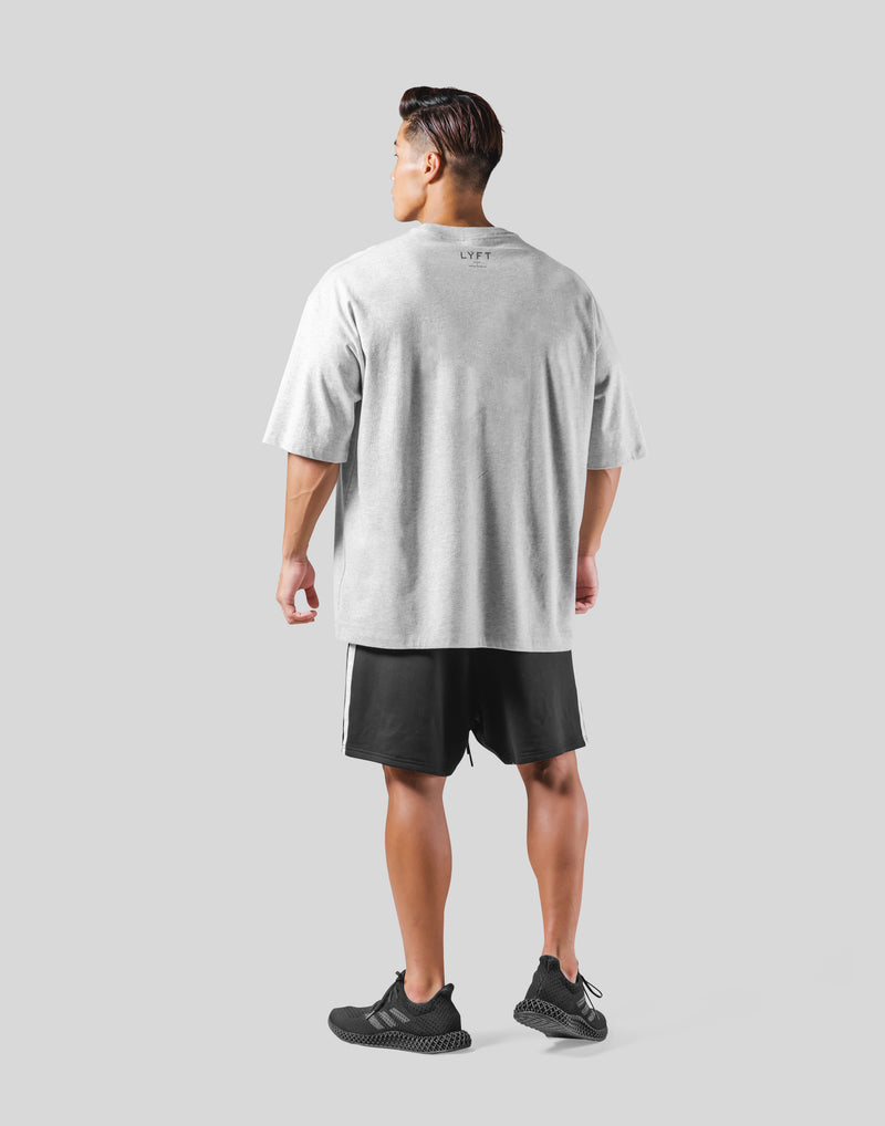 Wide Separate Big T-Shirt - Grey