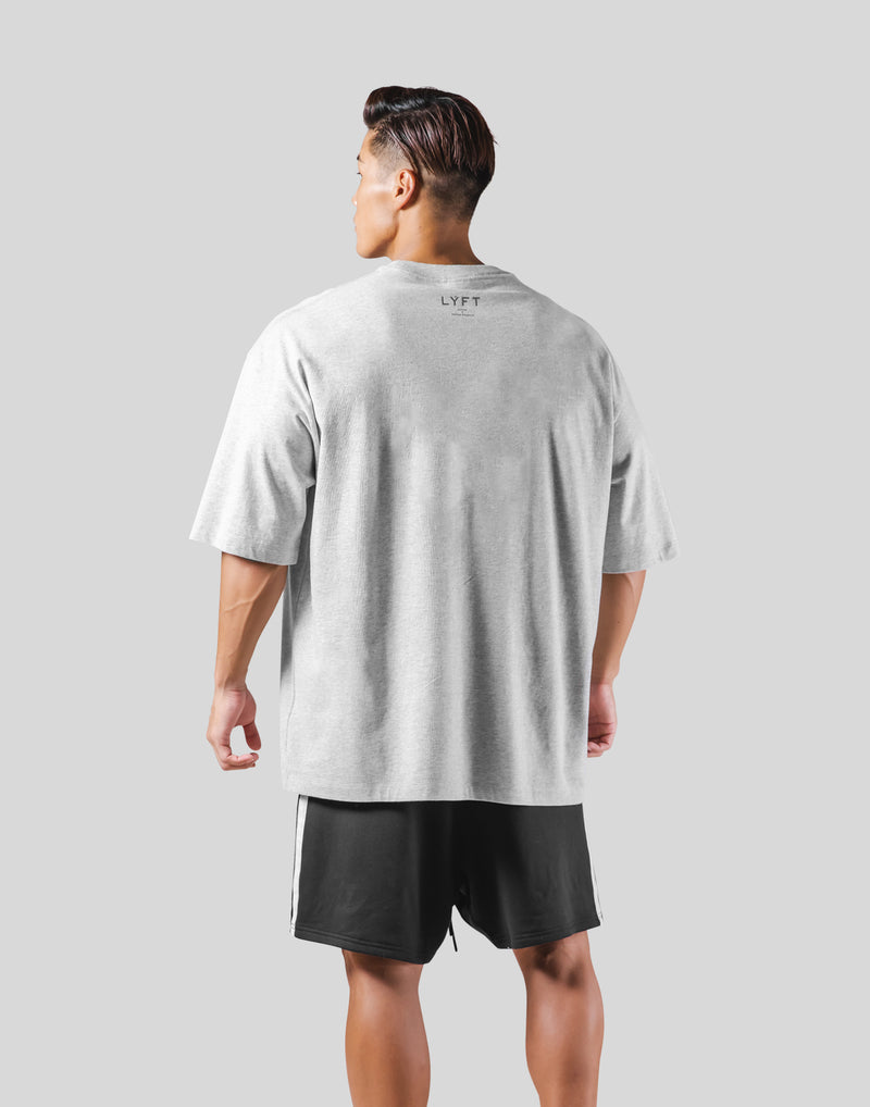 Wide Separate Big T-Shirt - Grey