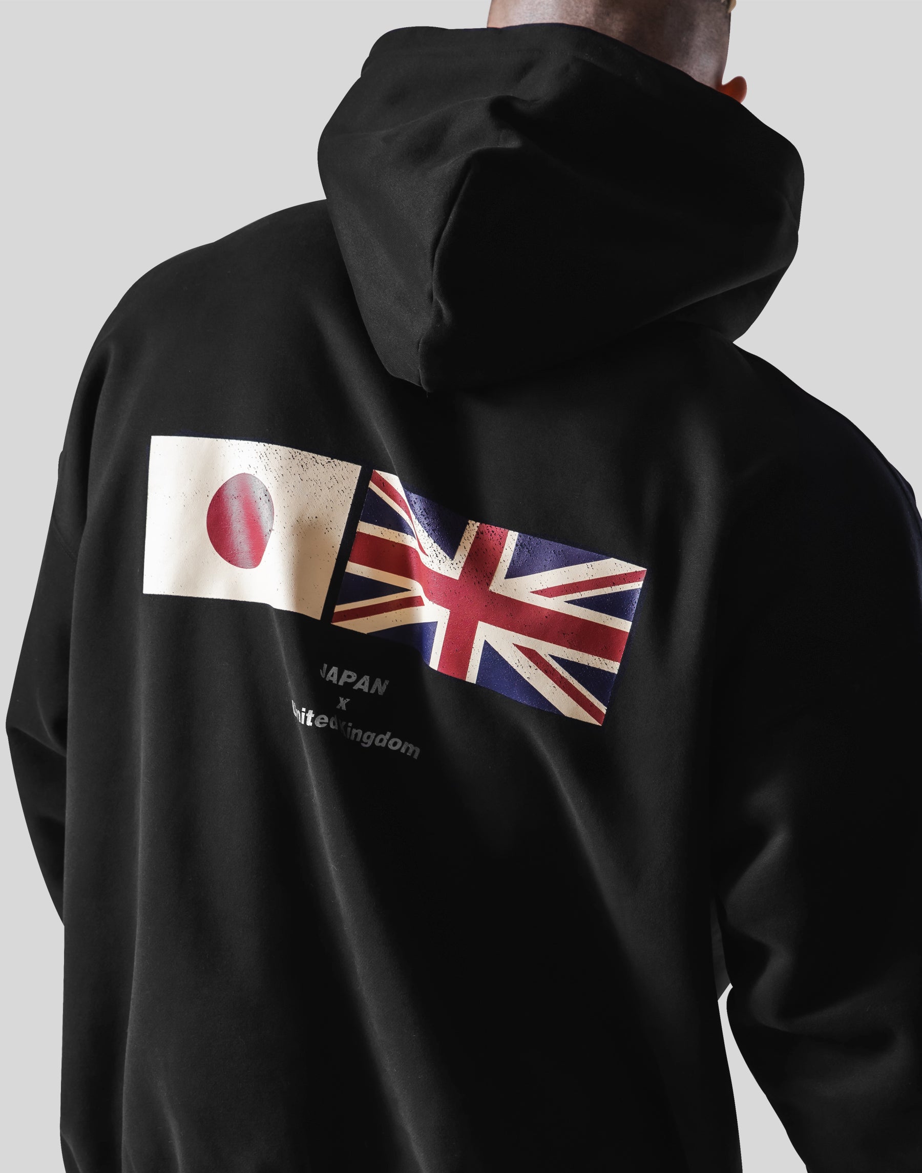 Flag Oversize Sweat Hoodie - Black – LÝFT