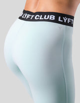 LÝFT Club Logo Rib Leggings - L.Blue