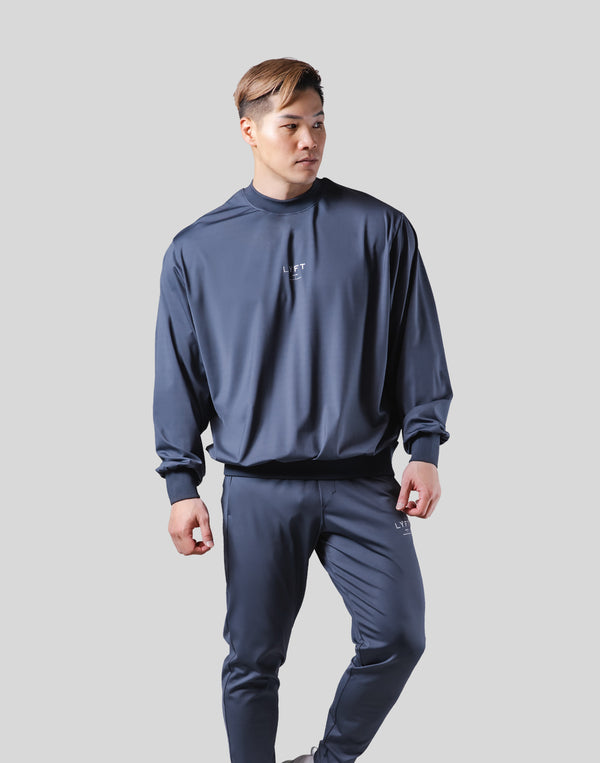 2Way Stretch Pullover Tops - Navy