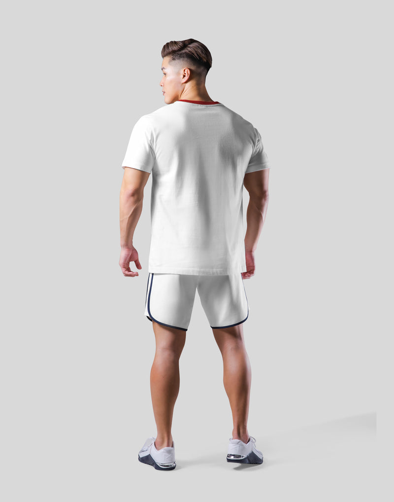 Color Rib Standard T-Shirt - White
