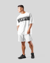 Wide Separate Big T-Shirt - White