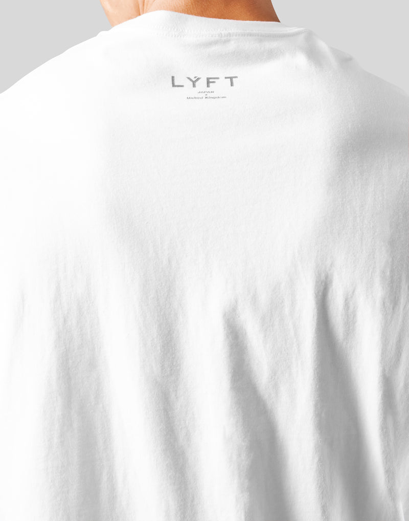 Wide Separate Big T-Shirt - White