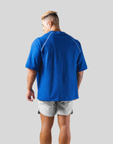 Box Logo Raglan Big T-Shirt - Blue
