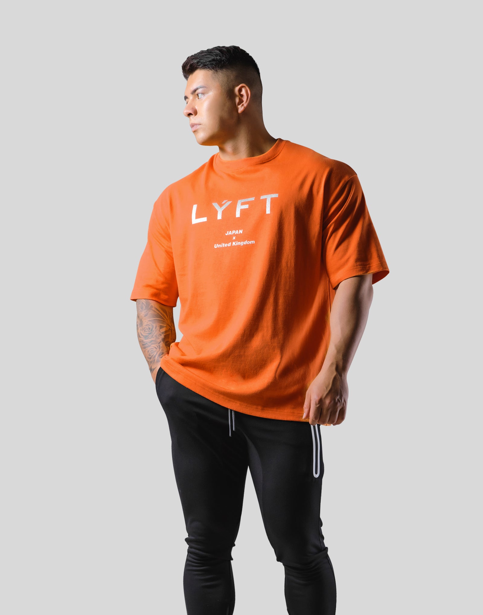 Flag Big T-Shirt - Orange – LÝFT