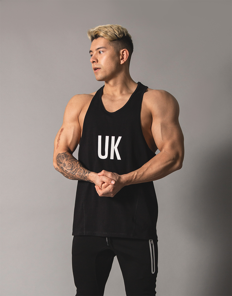 【新品未使用】LYFT リフト　ユナイテッドキングダム　タンクトップ Sサイズ UK x JP Training Tanktop - Black – LÝFT