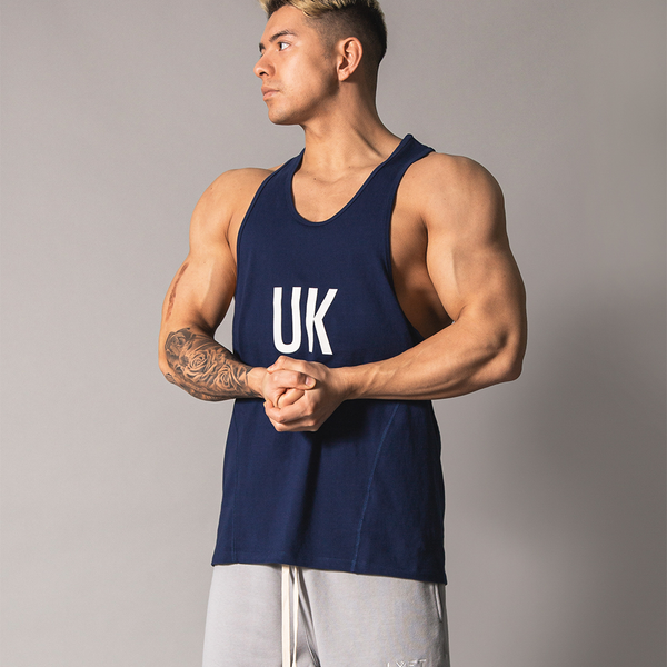 UK x JP Training Tanktop - Navy – LÝFT