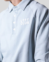 LÝFT Club Sweat Polo Shirt - L.Blue
