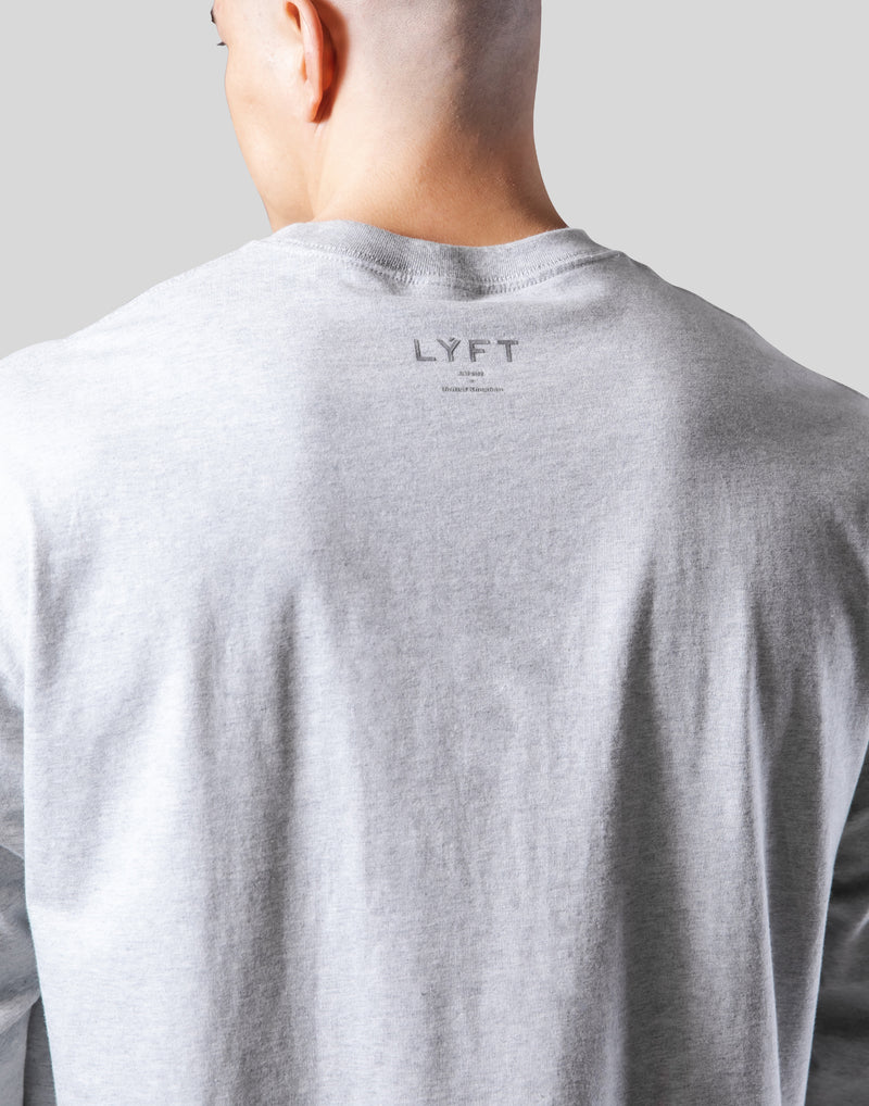 LÝFT CLUB Long T-Shirt - Grey