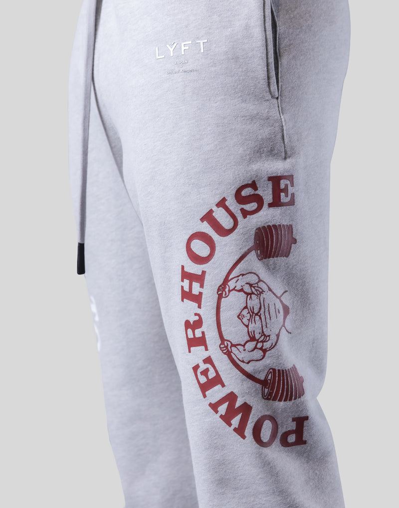 LÝFT × Power House Gym Logo Sweat Pants - Grey