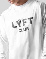 LÝFT CLUB Long T-Shirt - White