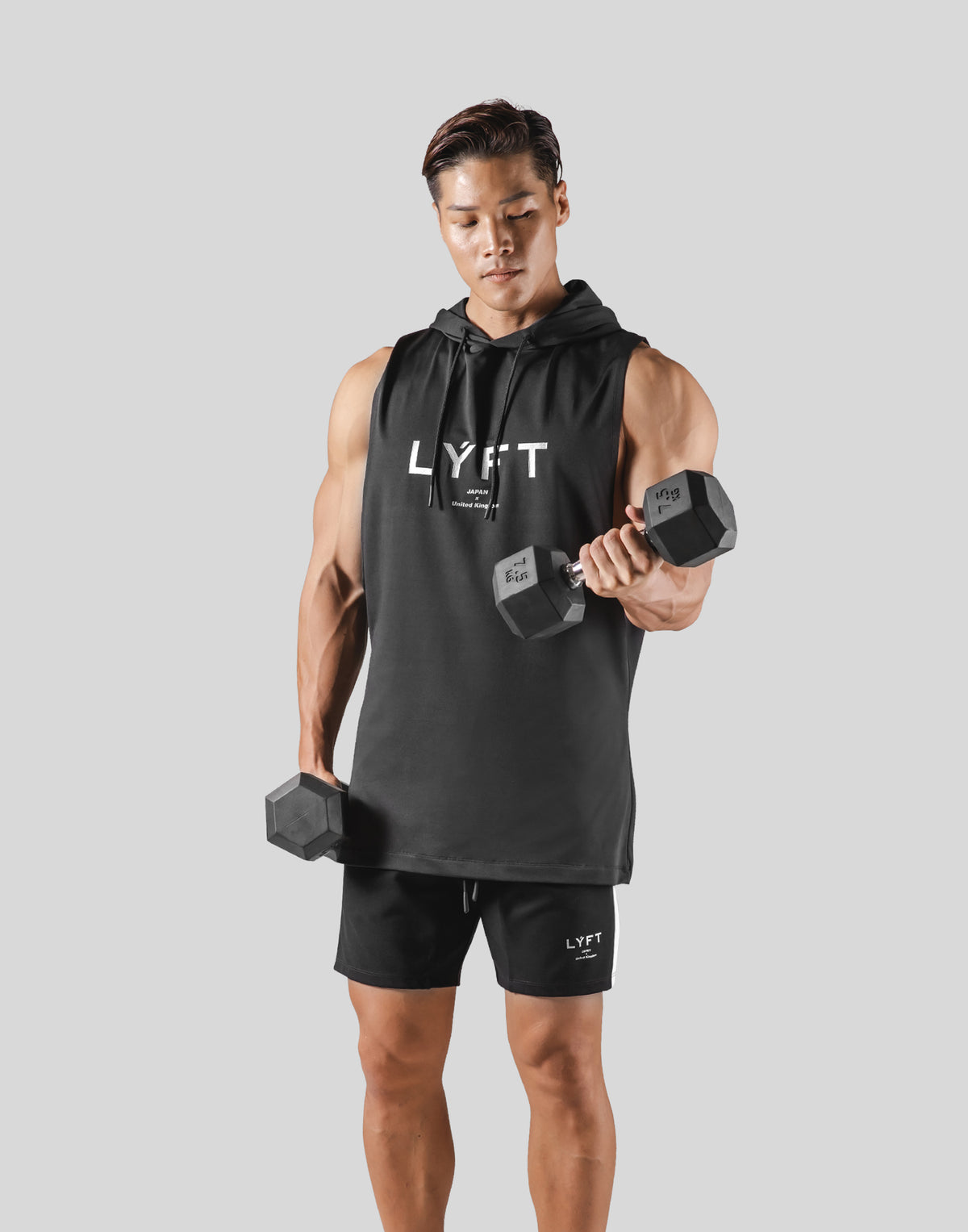 LÝFT 2Way Armhole Hoodie 4 - Black