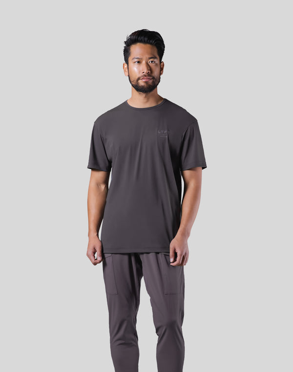 Stretch Waffle Nylon Standard T-Shirt - D.Grey