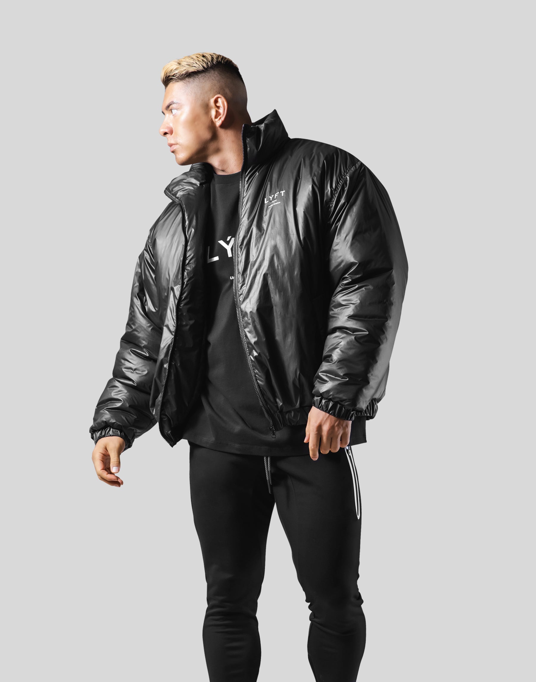 Lyft Rider Jacket Light Weight Oversize Jacket - Black – LÝFT