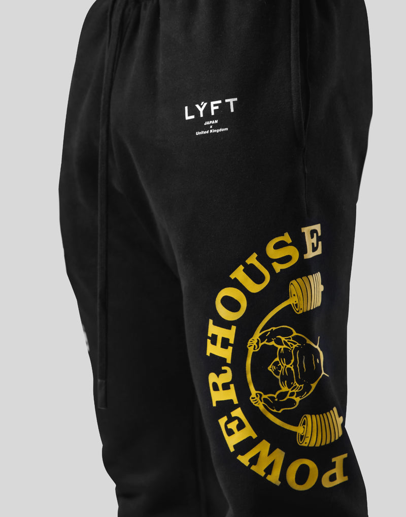 LÝFT × Power House Gym Logo Sweat Pants - Black