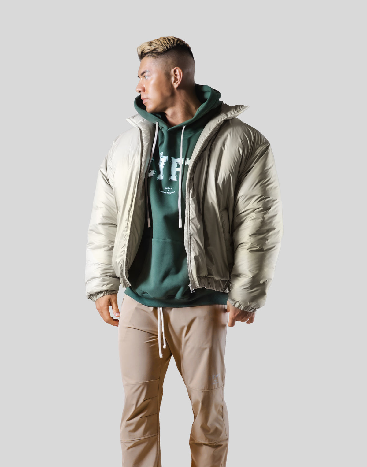 Light Weight Oversize Jacket - Beige