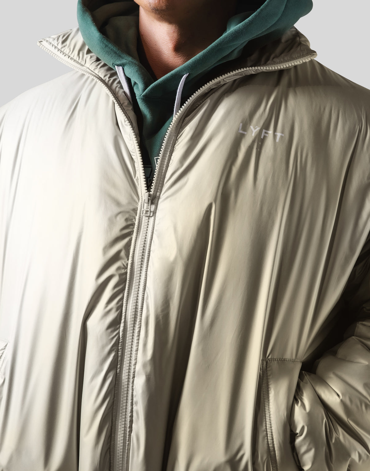 Light Weight Oversize Jacket - Beige