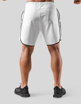 Stretch Seam Wide Shorts - White