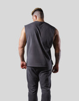 Old English Cutoff Tanktop - Ash