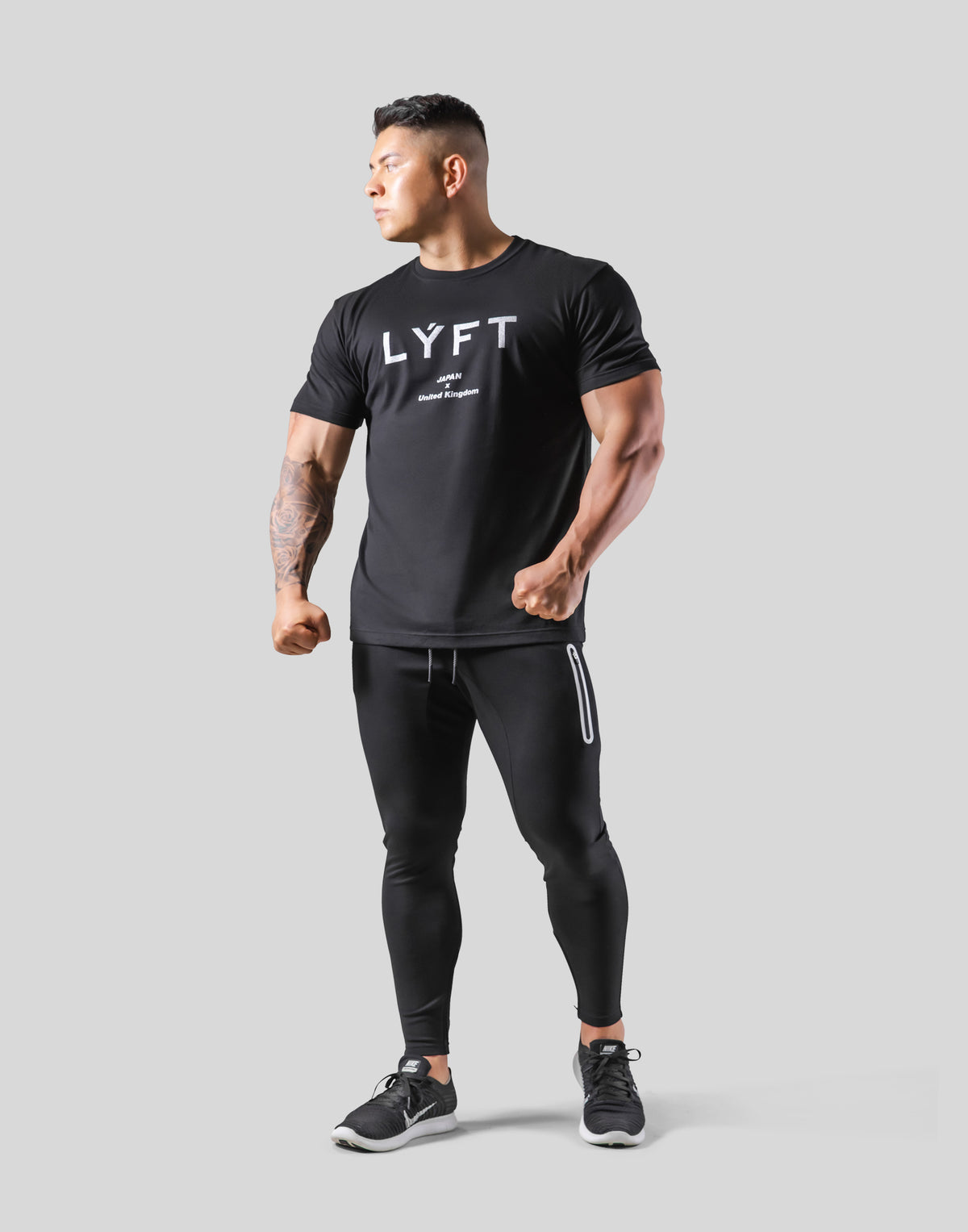 LÝFT  Standard T-Shirt - Black