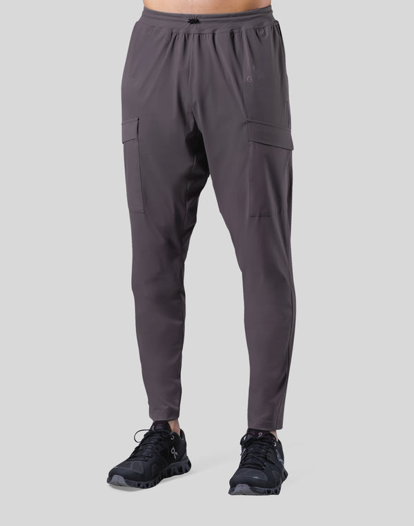 Stretch Pocket Tapered Pants - Grey