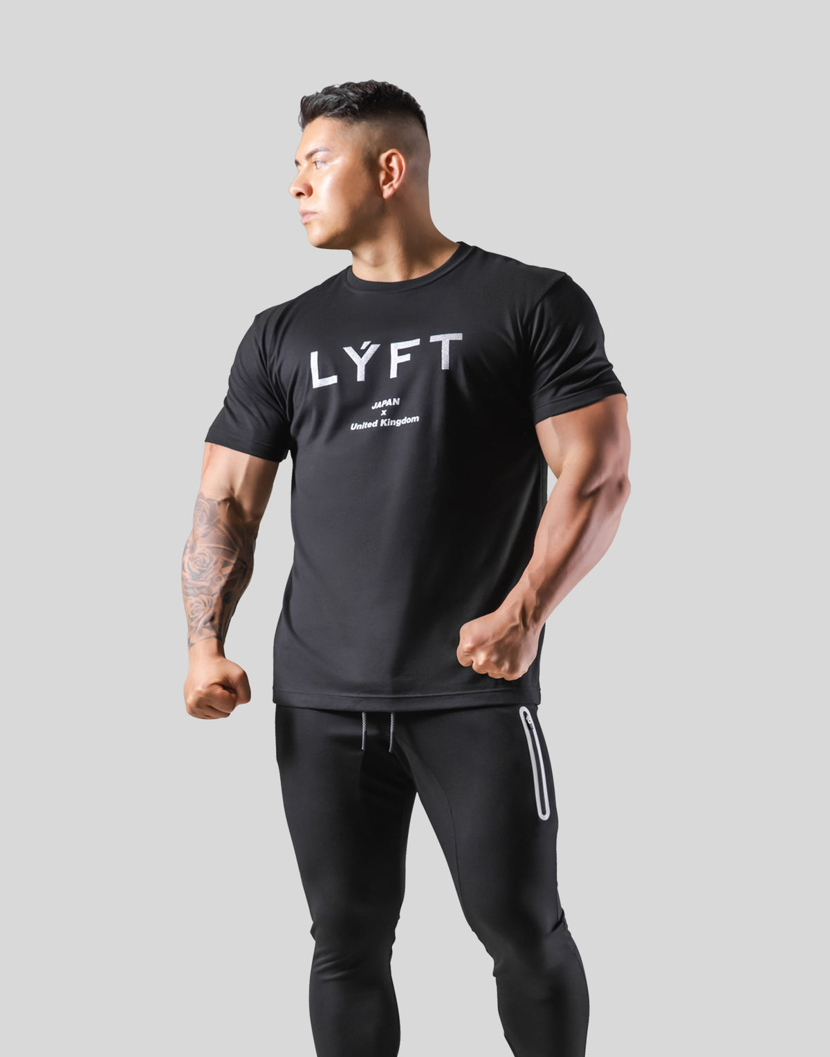 LÝFT  Standard T-Shirt - Black