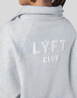 LÝFT Club Sweat Polo Shirt - Grey