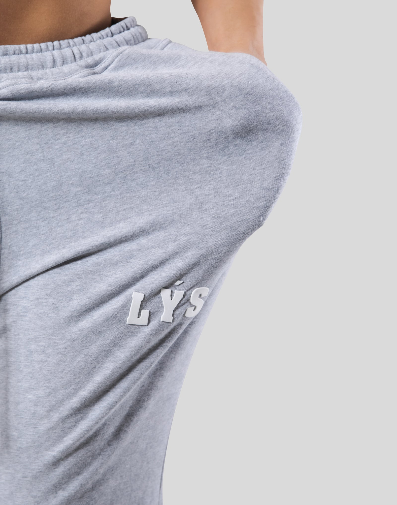 LÝS Logo Stretch Sweat Pants - Grey – LÝFT