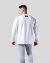 LÝFT Wappen Stretch Long T-Shirt - White