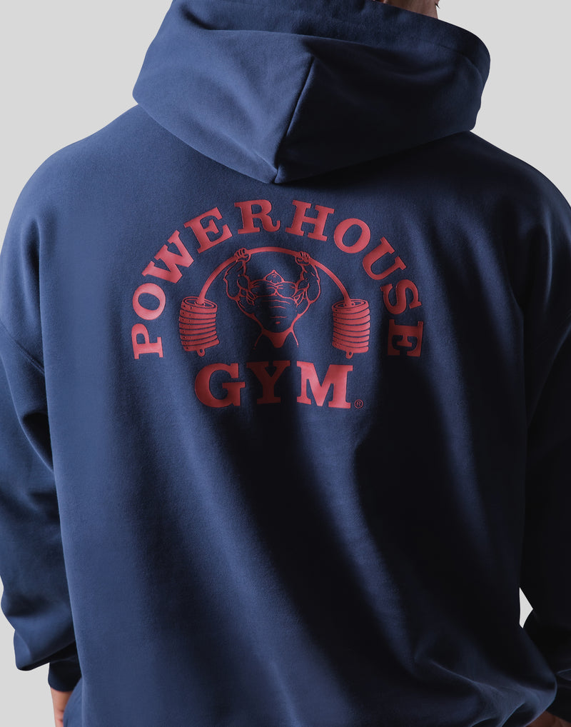 LÝFT × Power House Gym Logo Hoodie - Navy