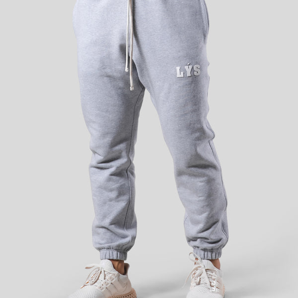 LÝS Logo Stretch Sweat Pants - Grey – LÝFT