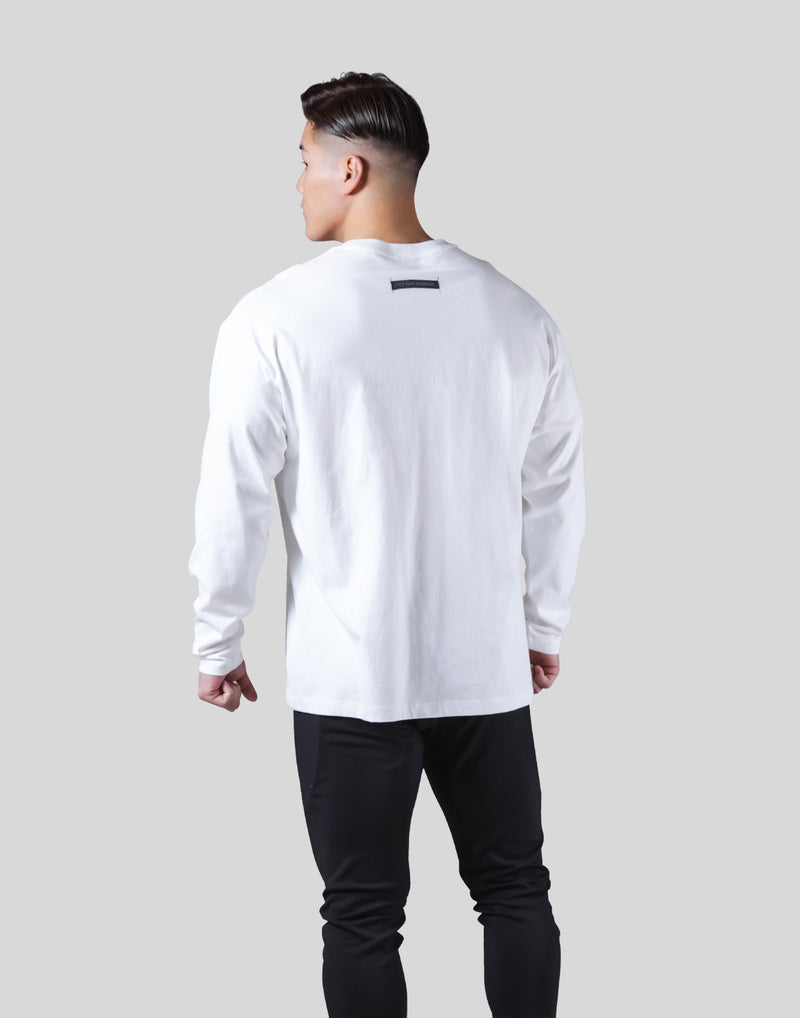 LÝFT Logo Long Sleeve T-Shirt - White