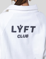 LÝFT Club Sweat Polo Shirt - White