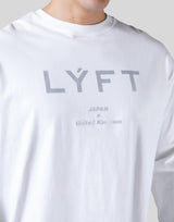 LÝFT Logo Long Sleeve T-Shirt - White