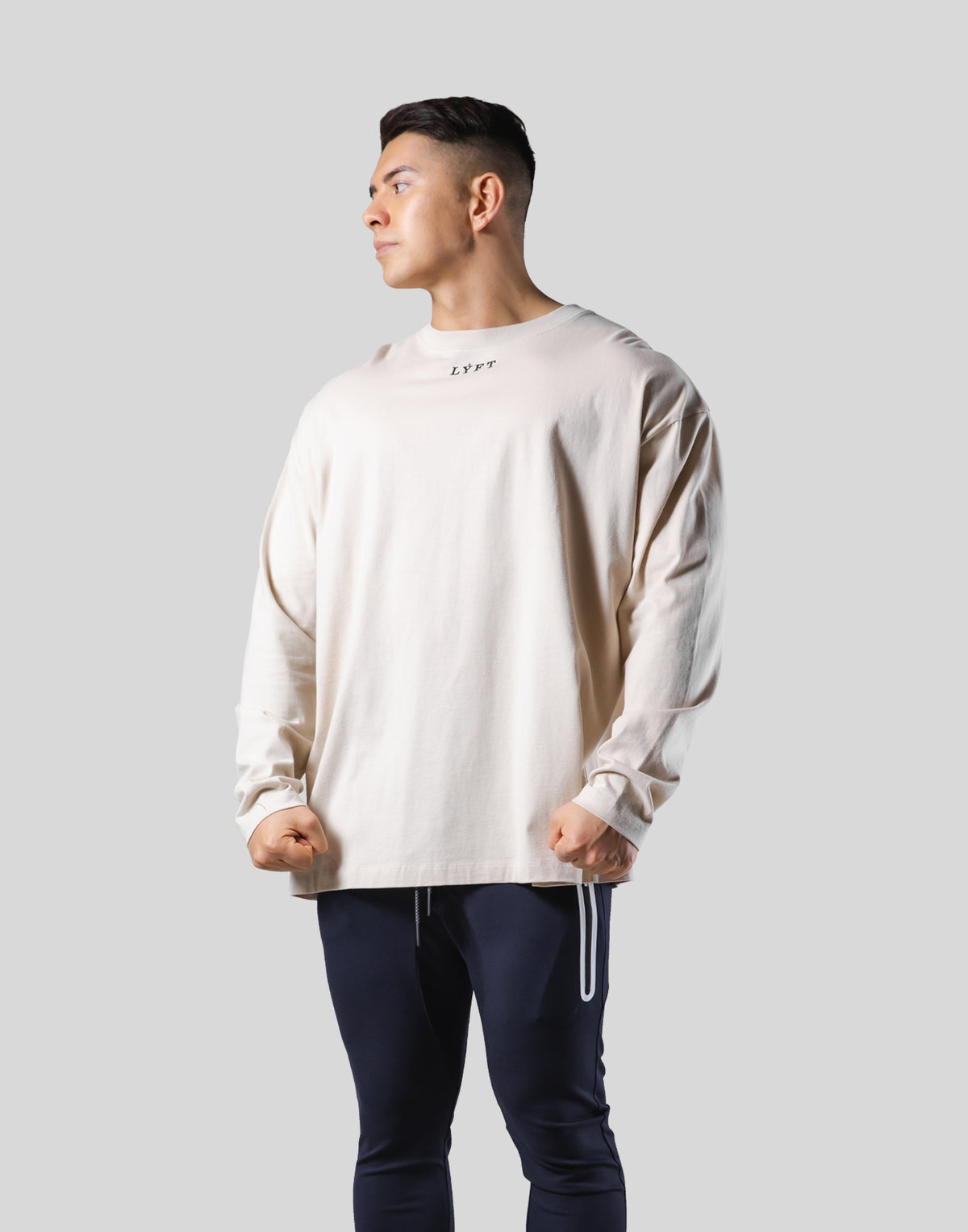 Back Arch Flag Long T-Shirt - Ivory