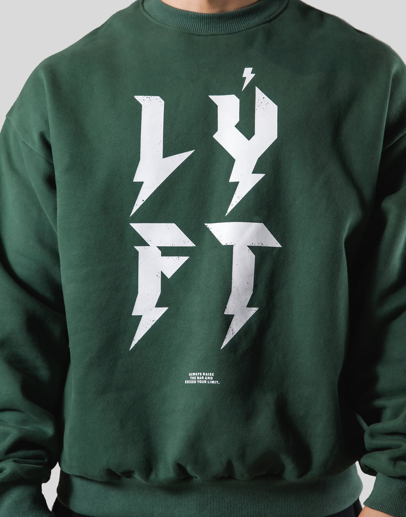 Thunder Logo Crewneck Sweat - Green