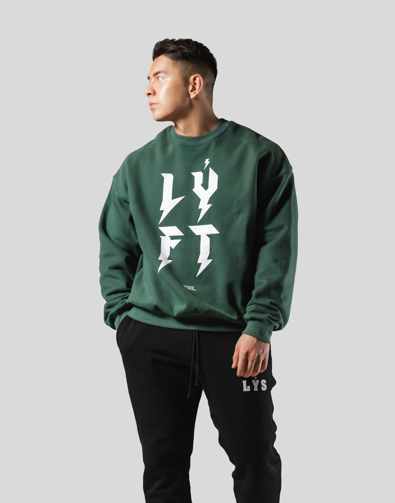 Thunder Logo Crewneck Sweat - Green