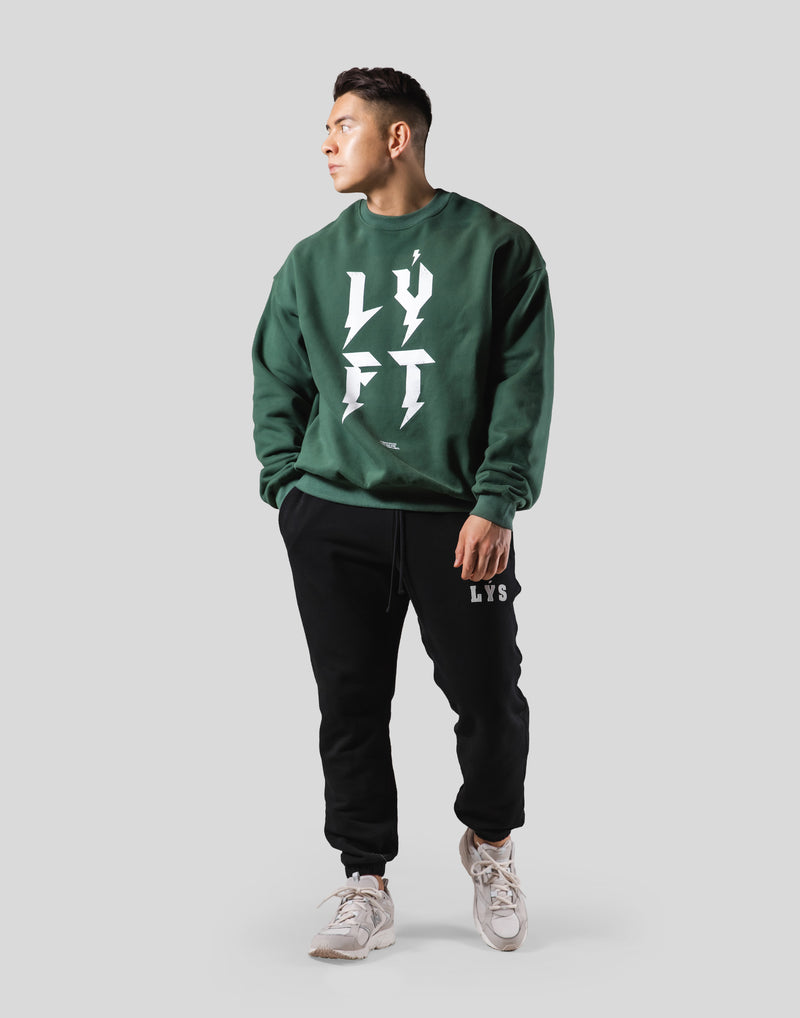 Thunder Logo Crewneck Sweat - Green