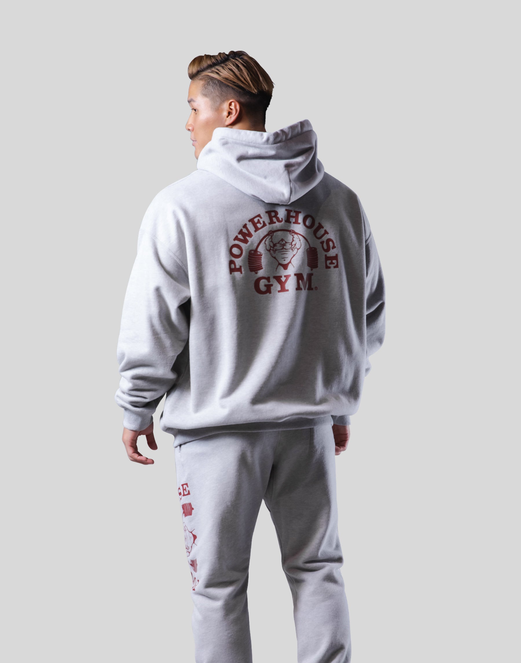 LÝFT × Power House Gym Logo Hoodie - Grey