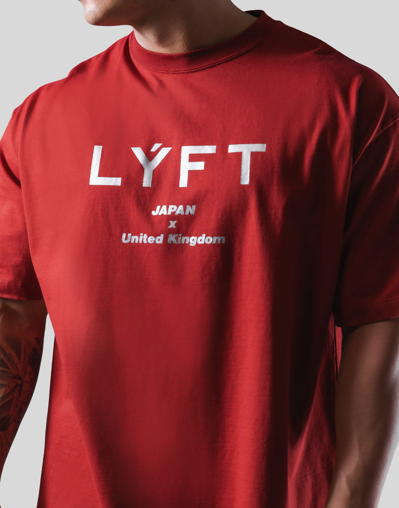 LÝFT Logo Big T-Shirt - Red